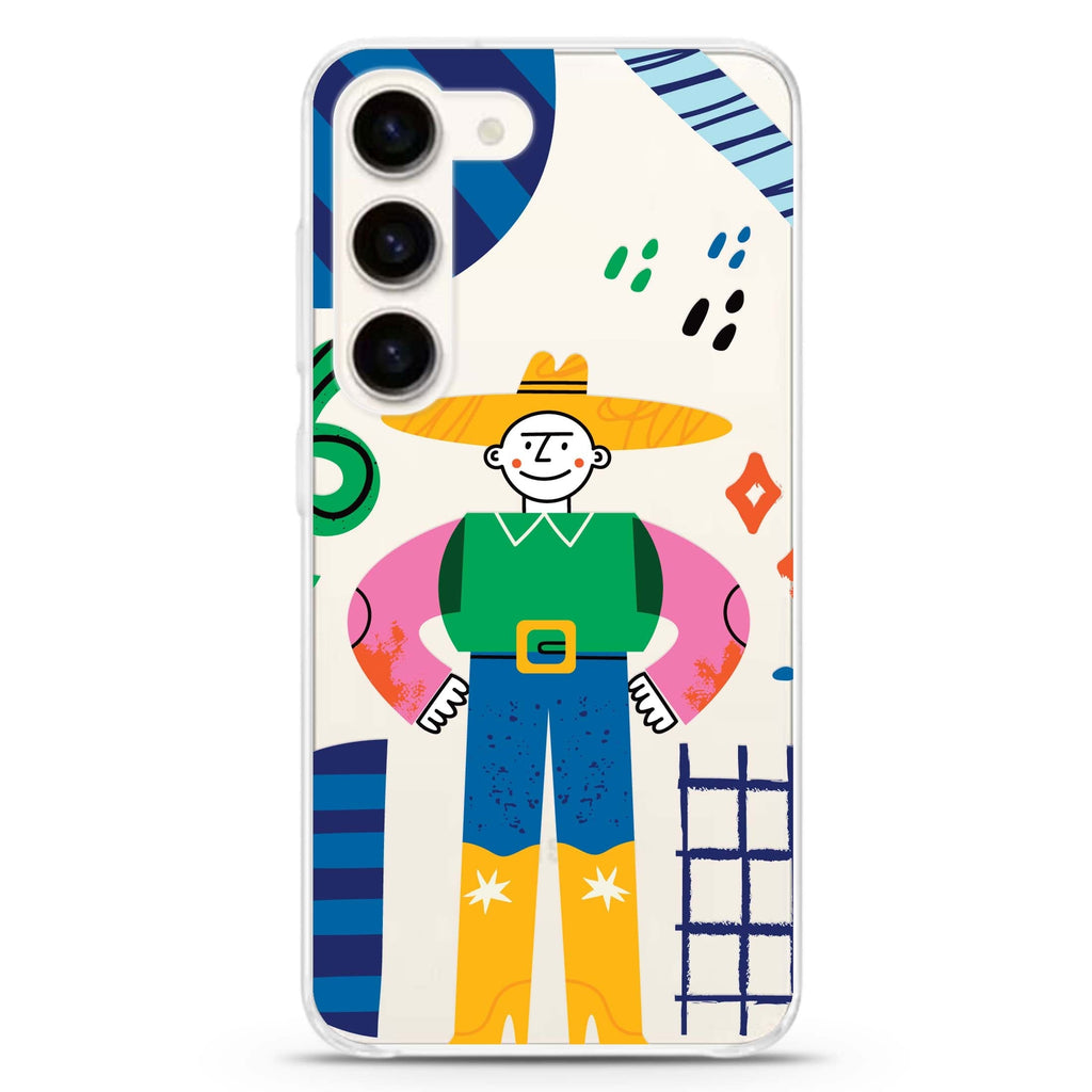 Abstract People Samsung Galaxy 水晶透明保護殼