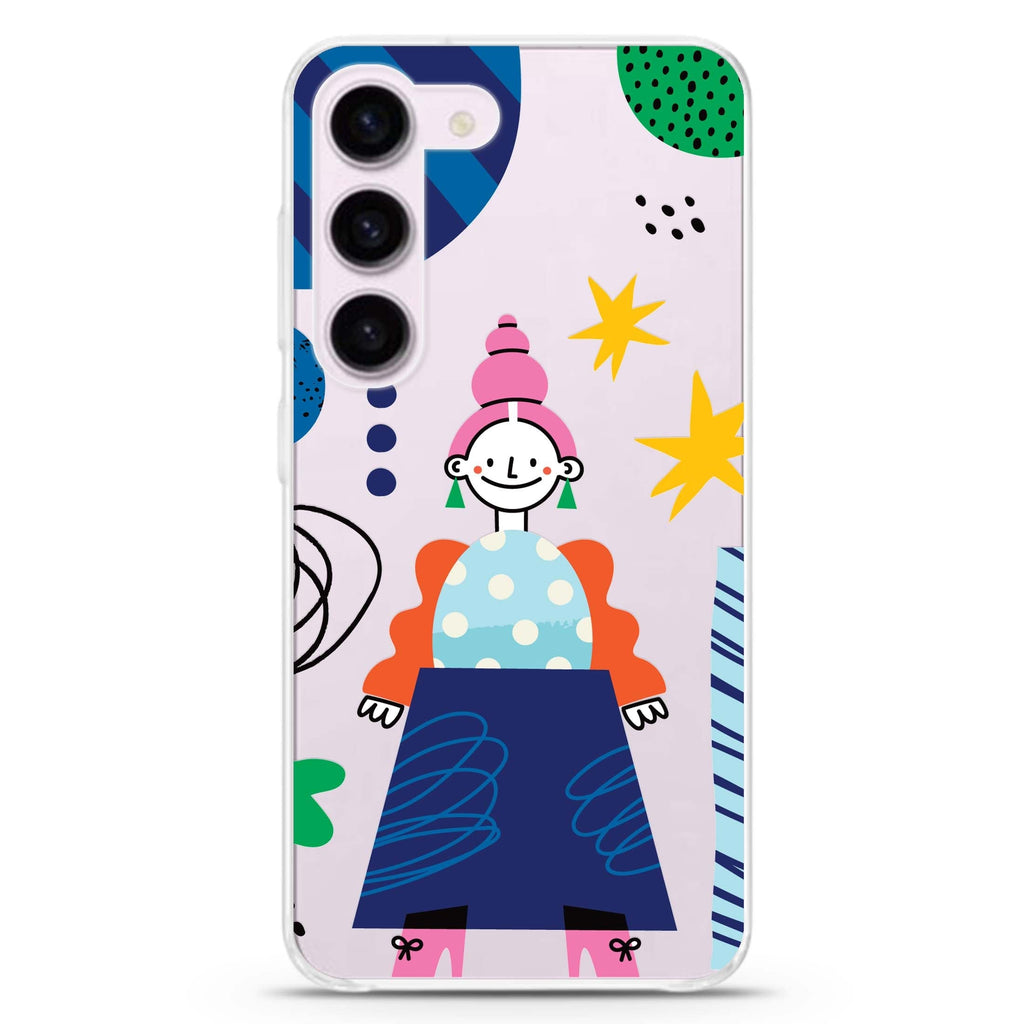 Abstract People Samsung Galaxy 水晶透明保護殼