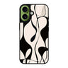Reflective iPhone 16 Mirror Case –Graphic Loop Design