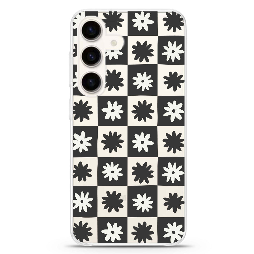 Flowers Samsung Galaxy S26/S25/S24 水晶透明保護殼正面展示