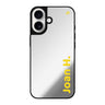 Reflective iPhone 16 Mirror Case –Signed & Styled Design