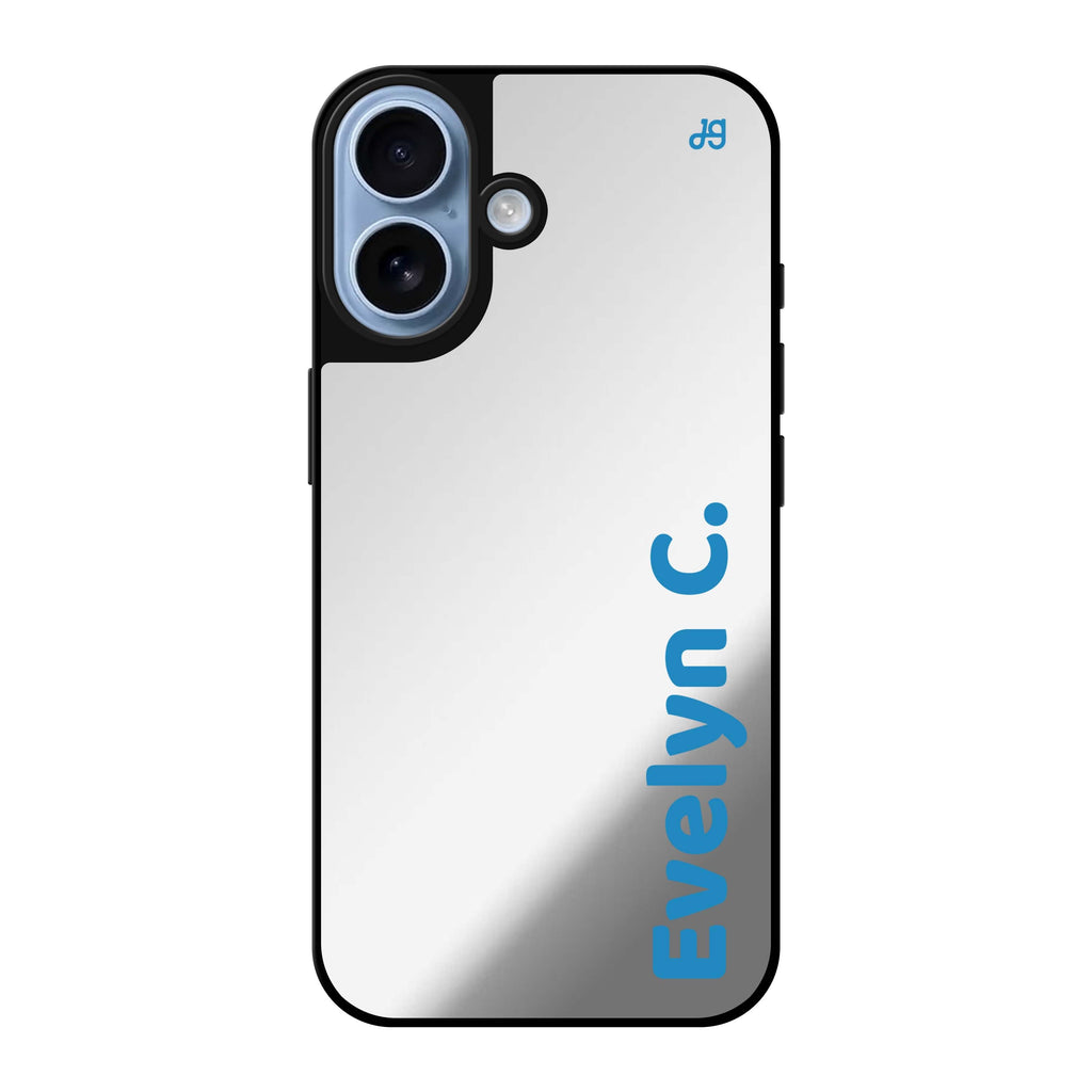 Reflective iPhone 16 Mirror Case –Signed & Styled Design