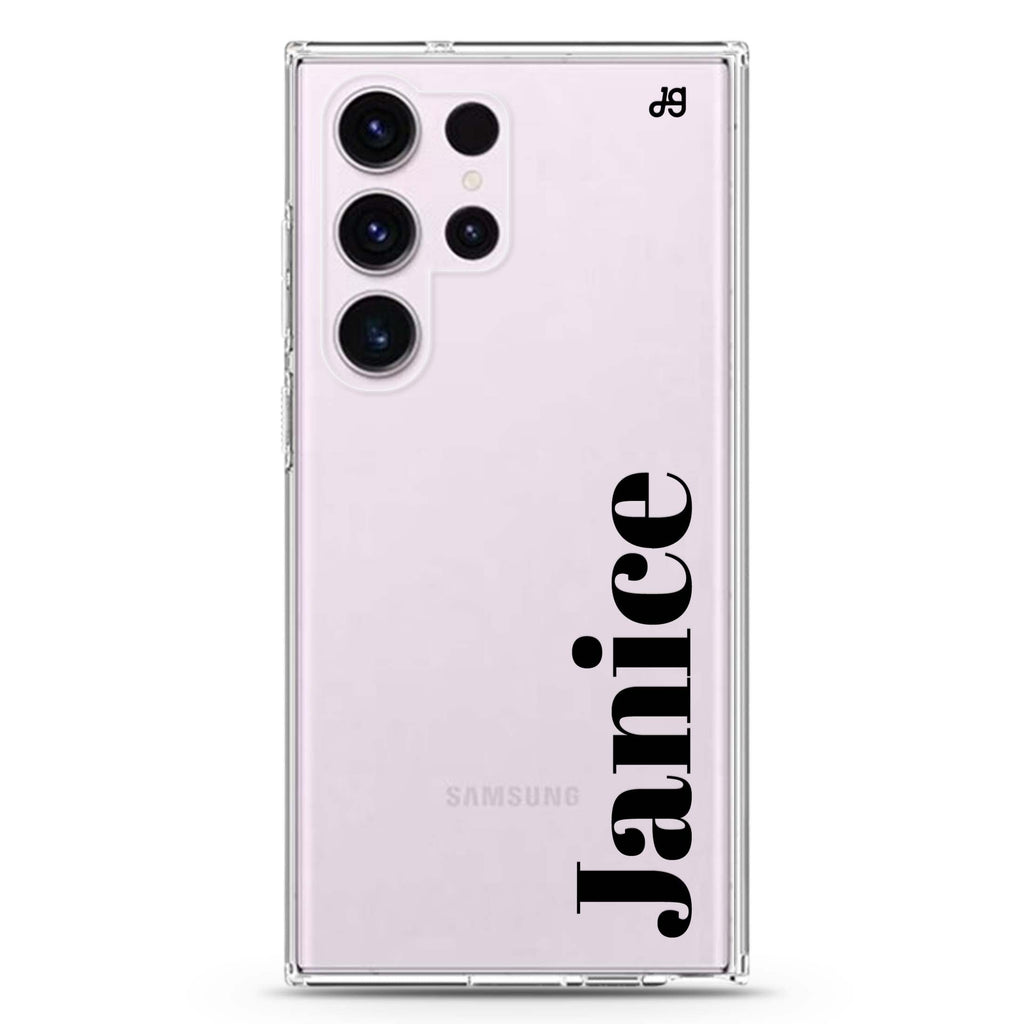 Calliglow Samsung Galaxy Ultra 可加名字透明保護殼，適用 S26/S25/S24/S23 Ultra，圖1