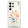 Floral Elegance Samsung Galaxy Ultra 可加名字透明保護殼，適用 S26/S25/S24/S23 Ultra，圖1
