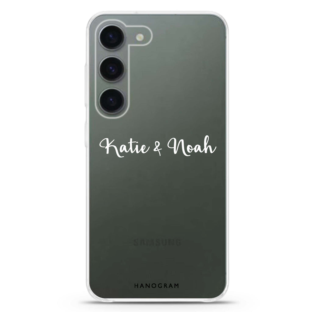 Me & You Samsung Galaxy 水晶透明保護殼