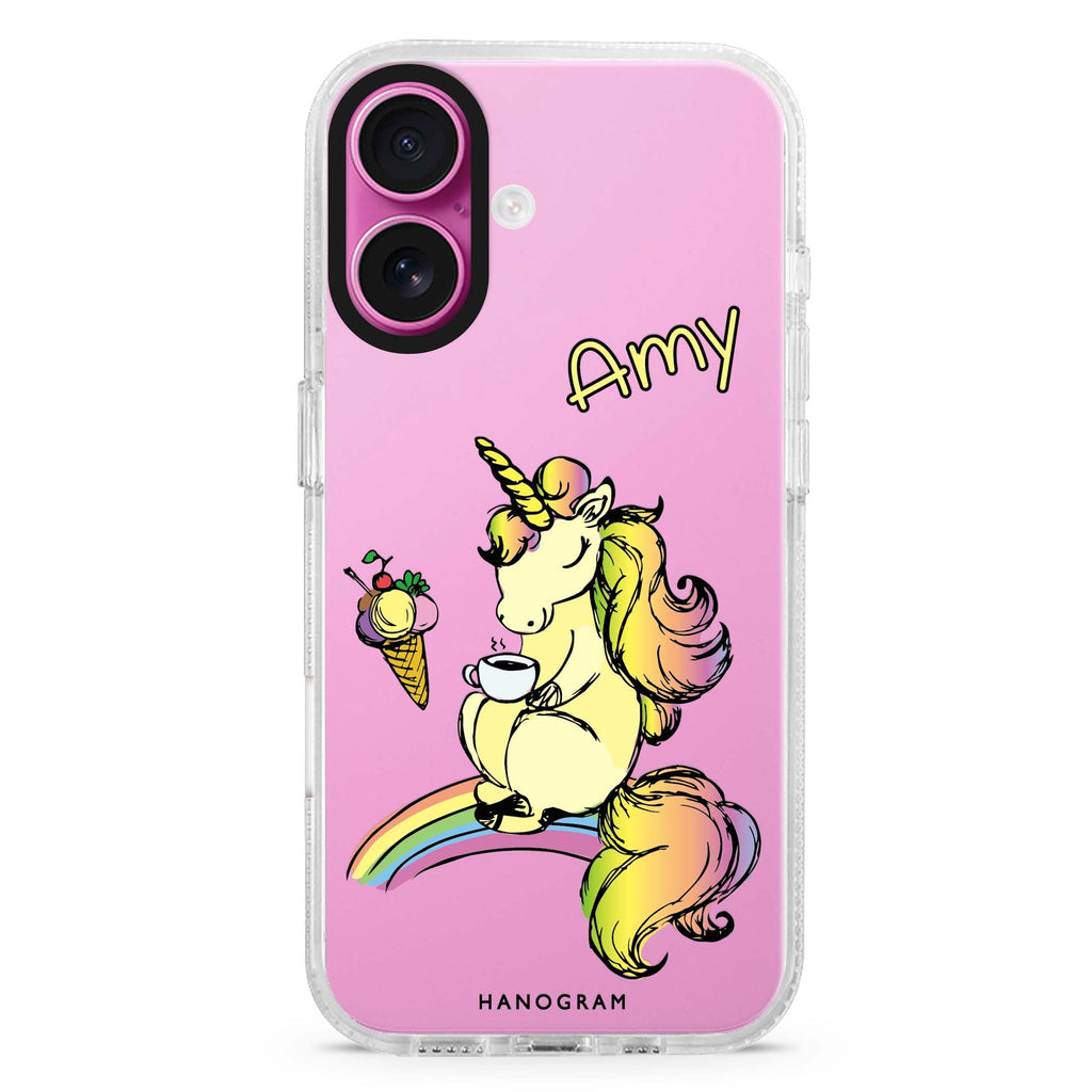 Cute Unicorn 水晶透明保護殼