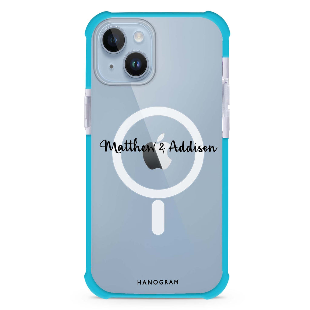 Me & You iPhone 15 Plus Magsafe 兼容超強防摔保護殼