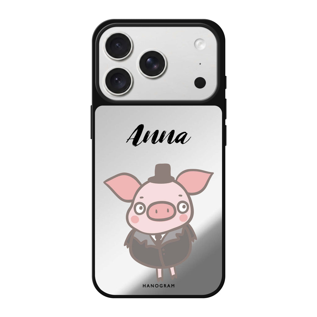 Funny Piggy 鏡面手機殼