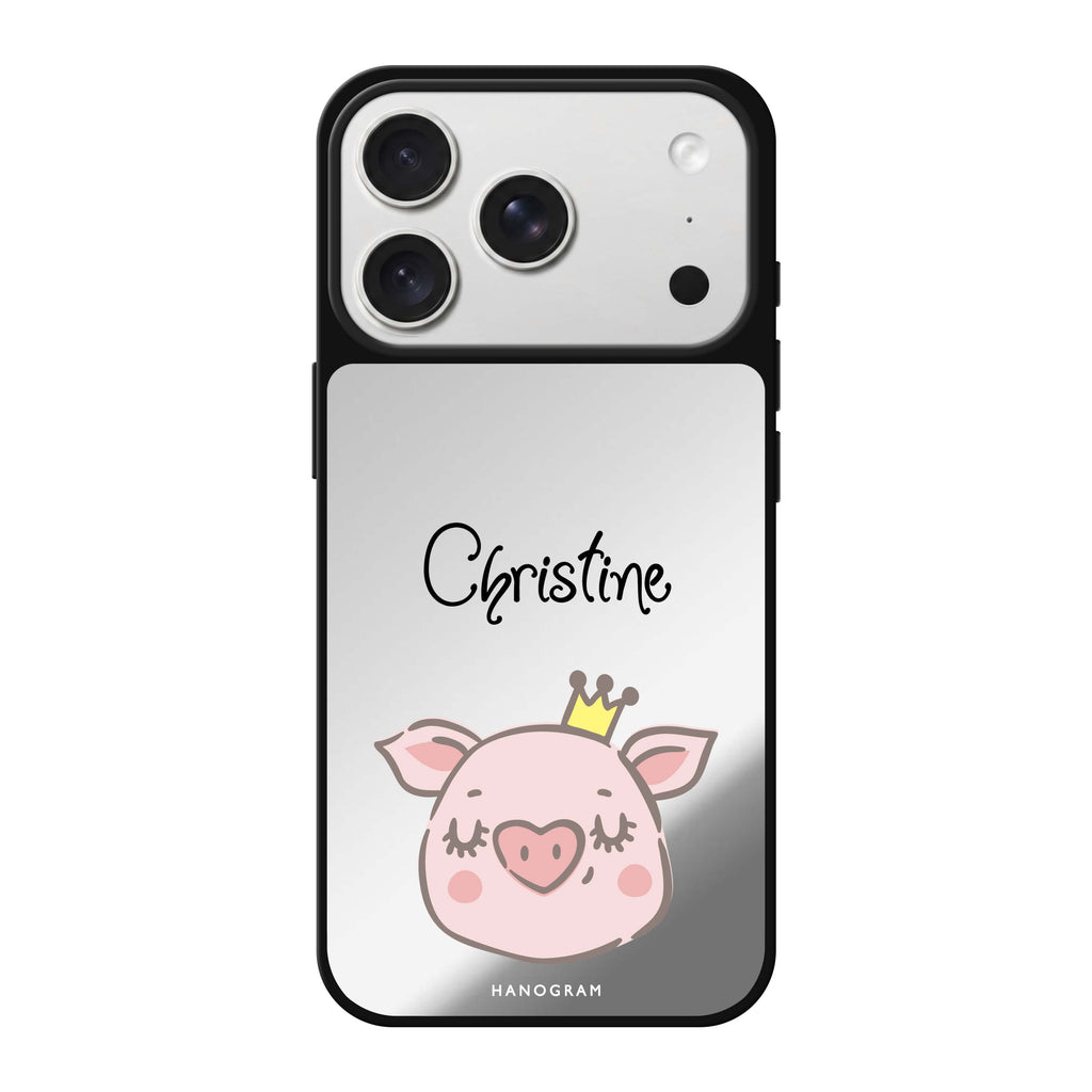 Piggy Queen 鏡面手機殼