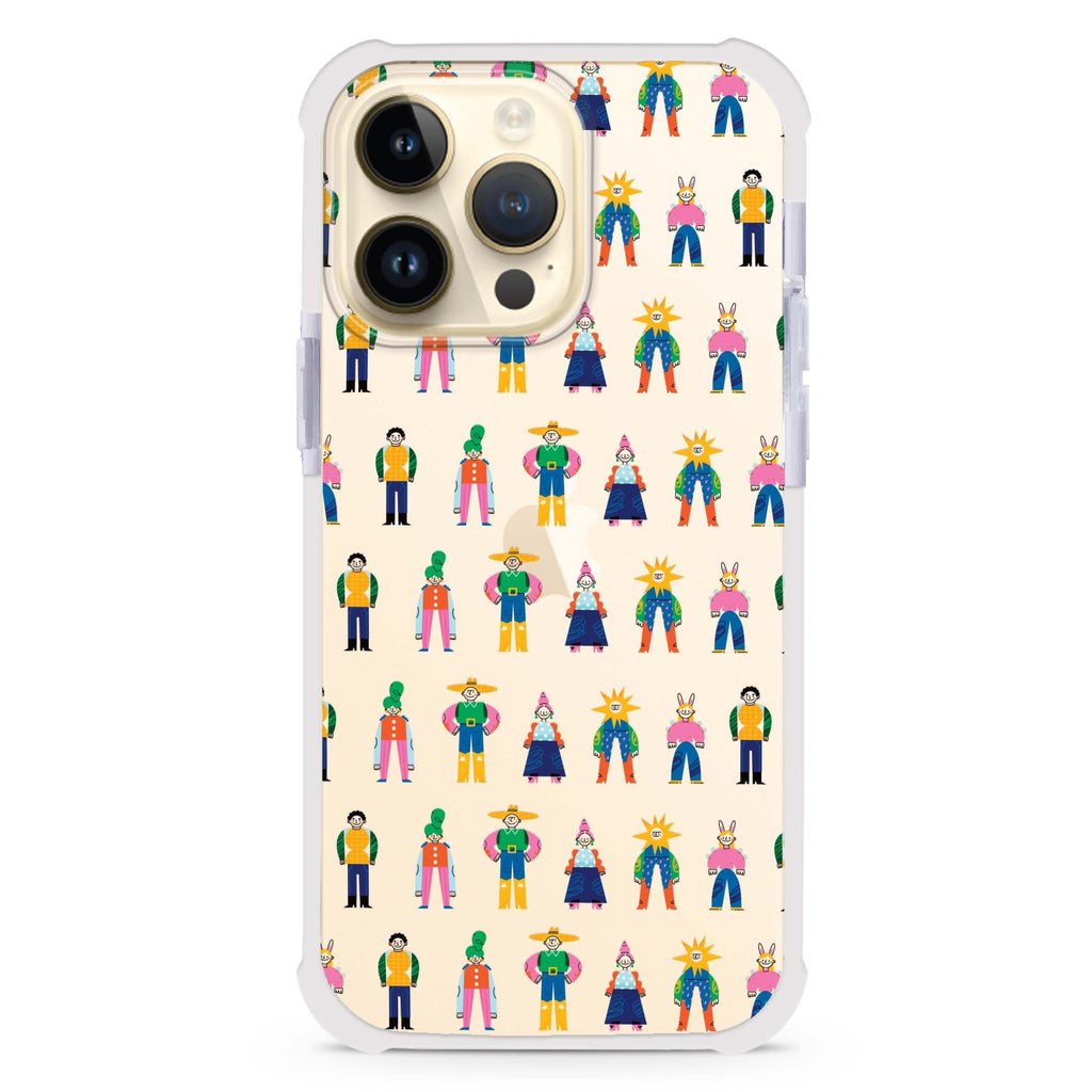 Abstract People Family 超強防摔保護殼