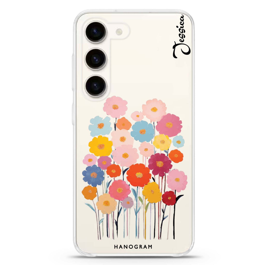 Garden Blooms Samsung Galaxy 水晶透明保護殼