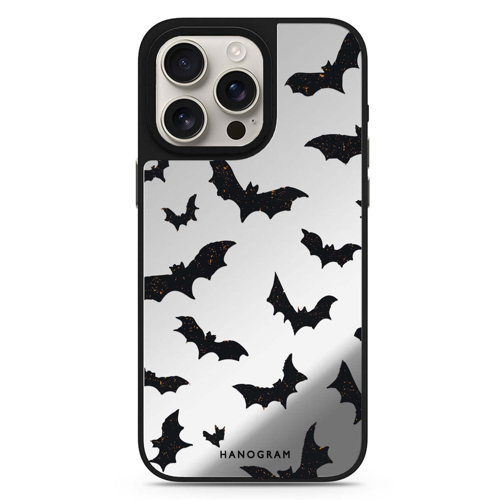 Midnight Bat Swarm 鏡面手機殼