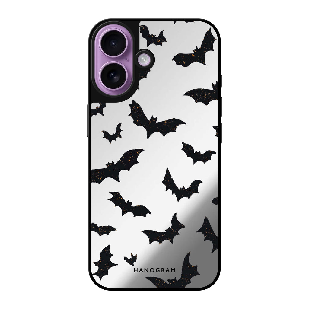 Midnight Bat Swarm Magsafe 兼容鏡面手機殼