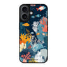 Reflective iPhone 16 Mirror Case –Coral Carvings Design