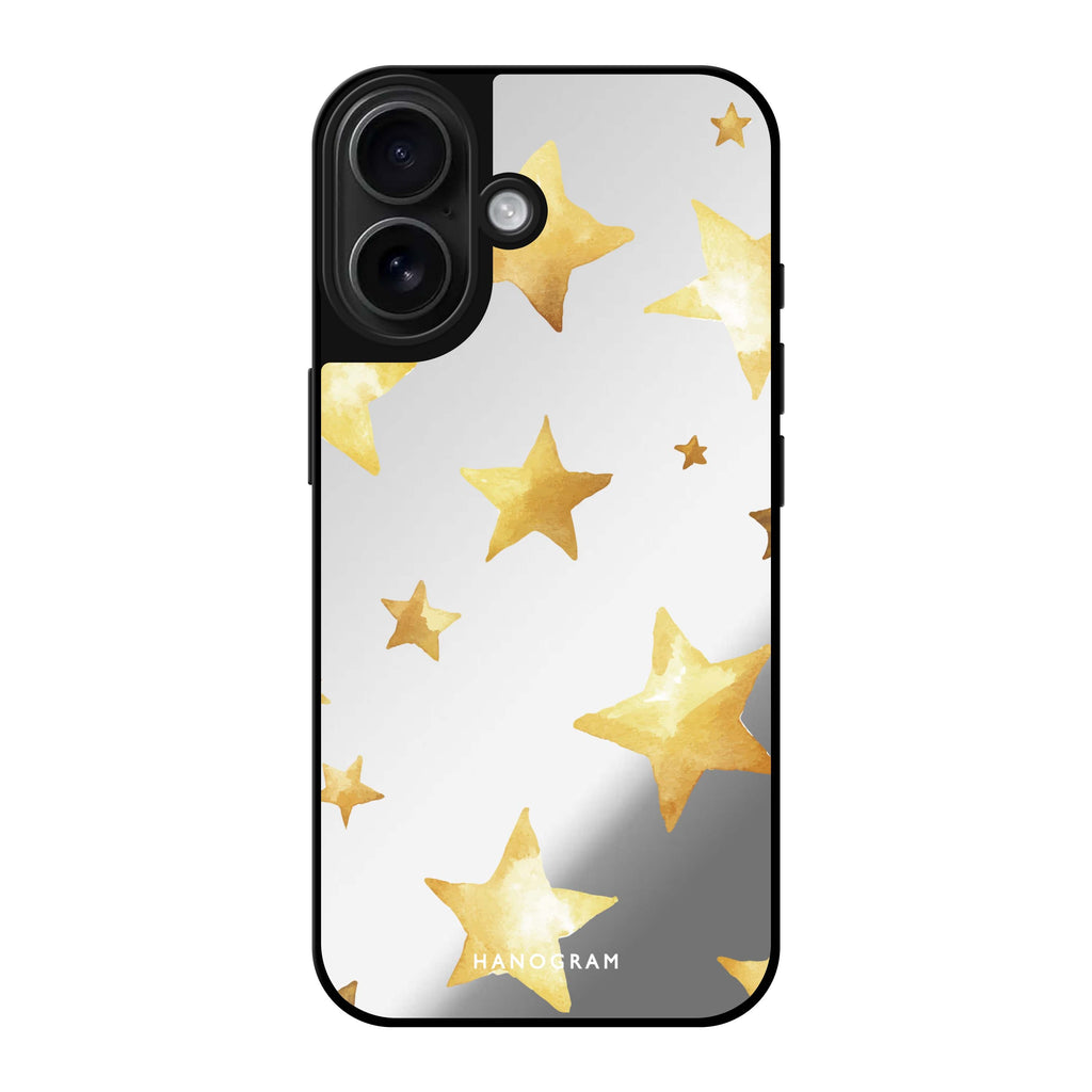 Reflective iPhone 16 Mirror Case –Starlet Mist Design