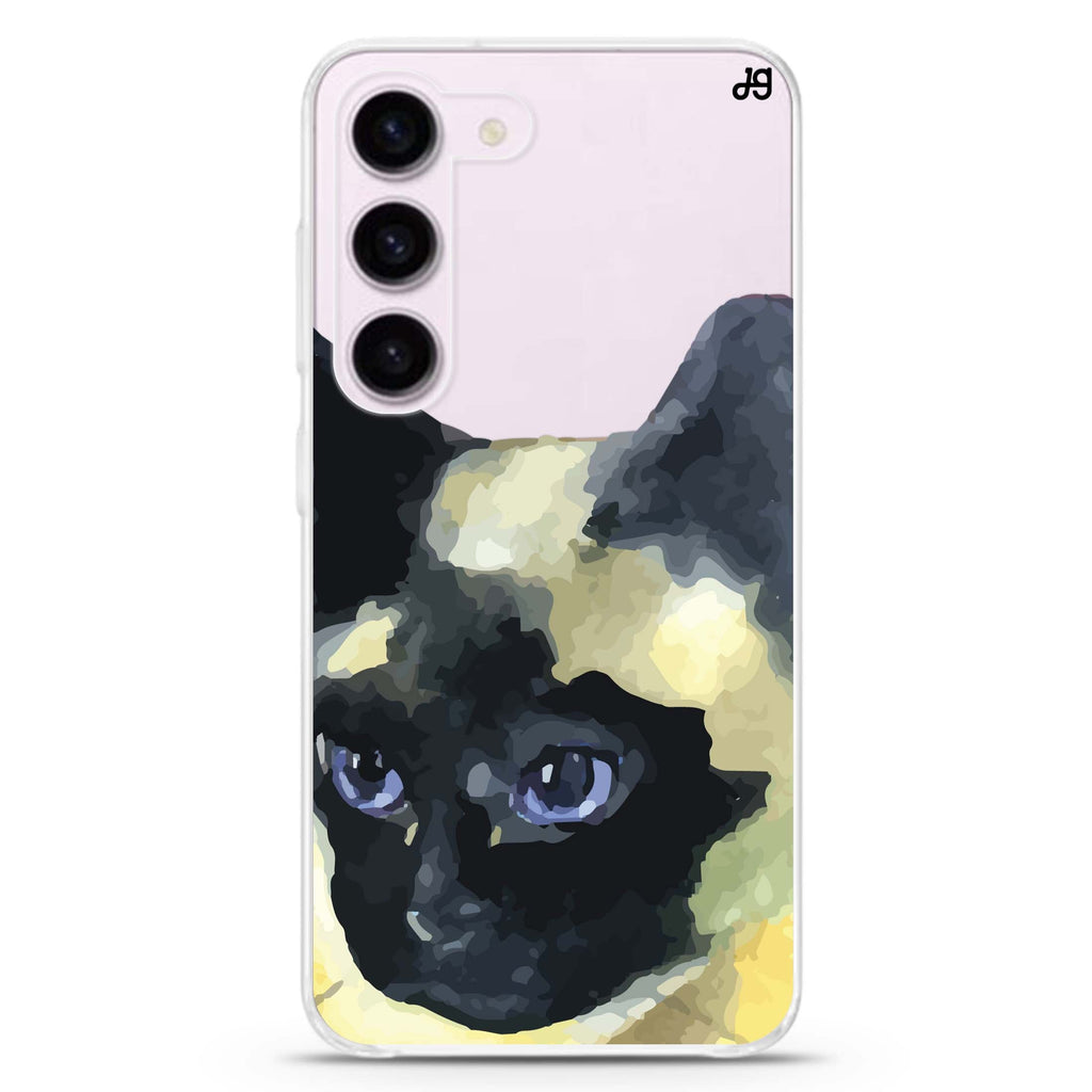 Watercolour Cat Samsung Galaxy 水晶透明保護殼