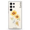 Sunny Blooms Samsung Galaxy Ultra 可加名字透明保護殼，適用 S26/S25/S24/S23 Ultra，圖1