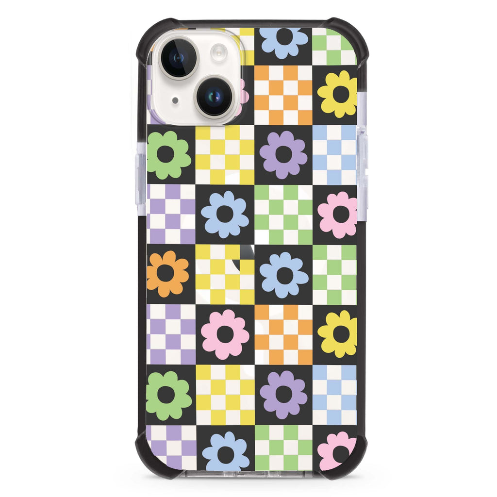Flowers iPhone 15 Plus Magsafe 兼容超強防摔保護殼