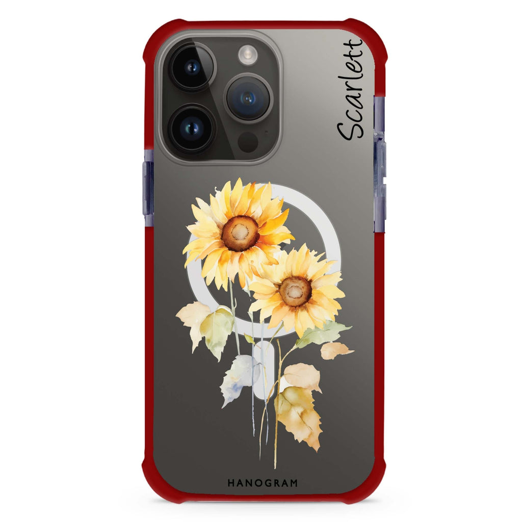 Sunny Blooms iPhone Magsafe 兼容超強防摔保護殼