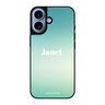 Reflective iPhone 16 Mirror Case –Ocean Mist Design