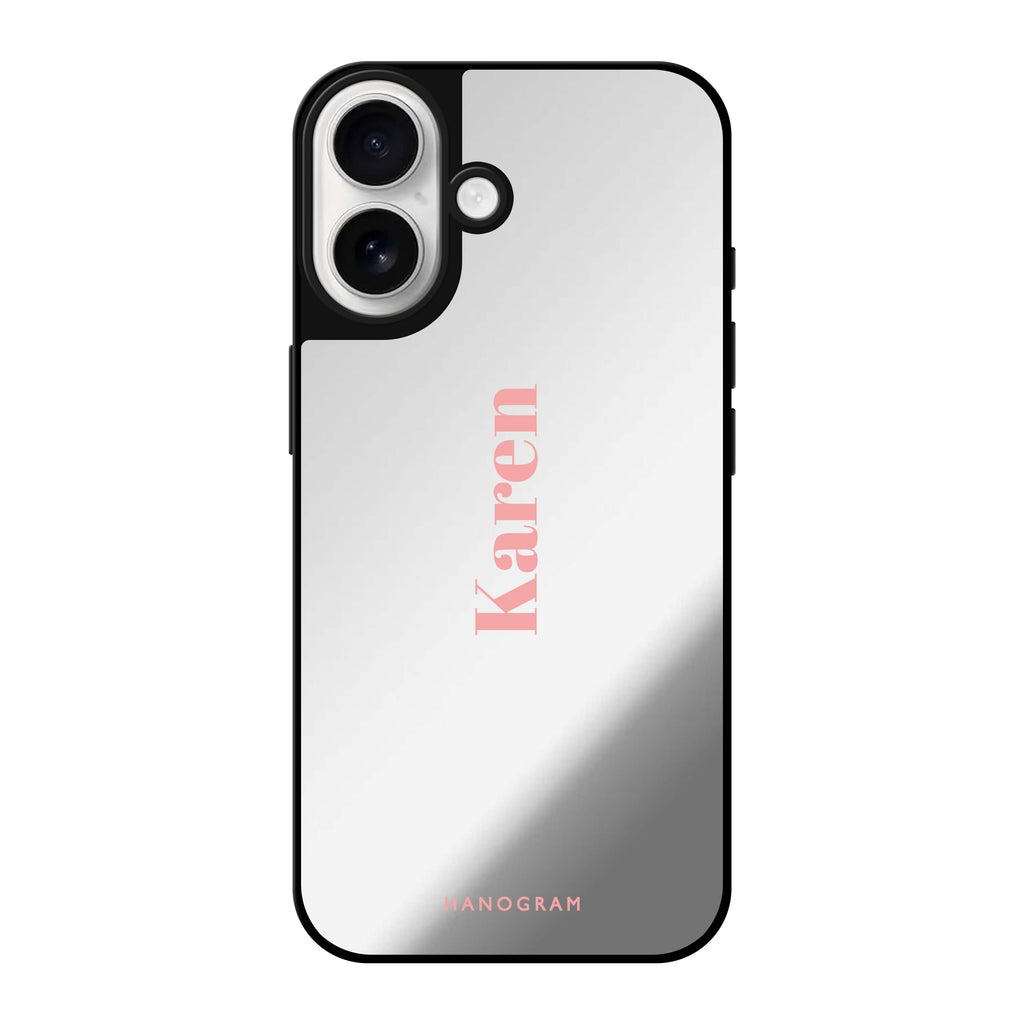 Reflective iPhone 16 Mirror Case –YourName Club Design