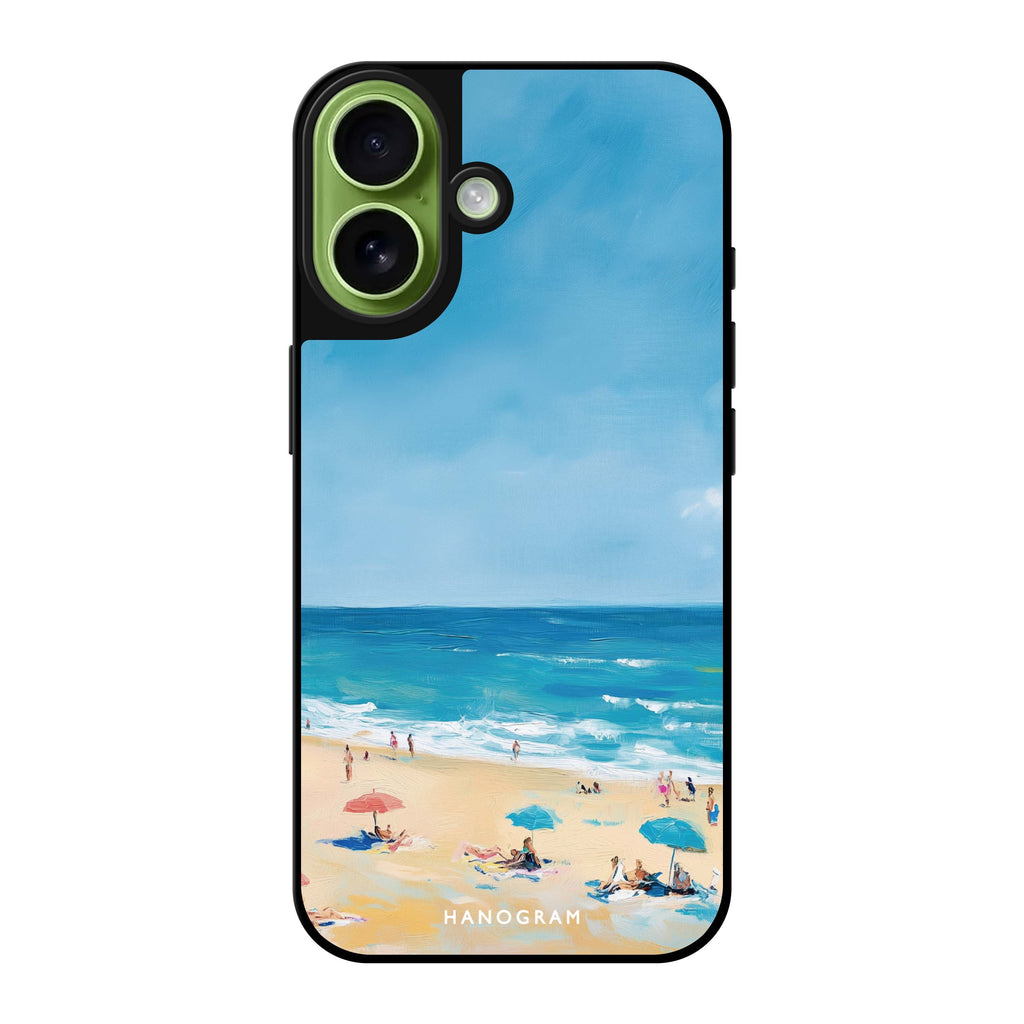 Reflective iPhone 16 Mirror Case –Sundown Shore Design