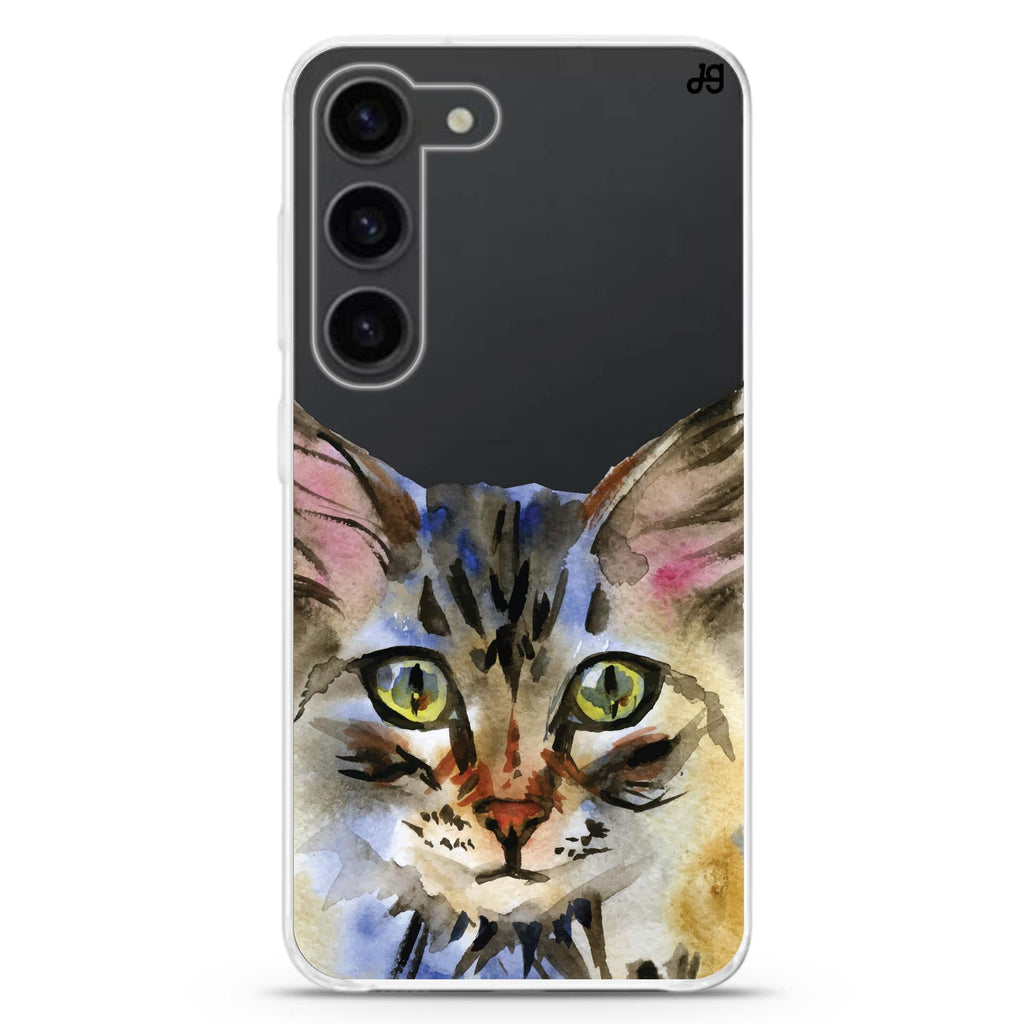 Watercolour Cat Samsung Galaxy 水晶透明保護殼