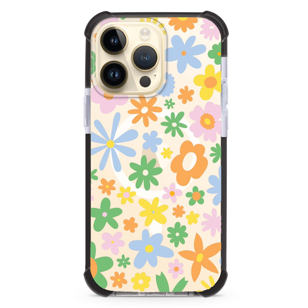 Flowers iPhone Magsafe 兼容超強防摔保護殼