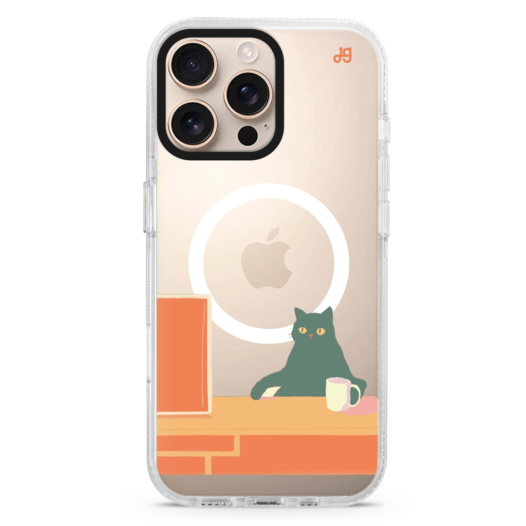 Couch Pawtato Magsafe 兼容水晶透明保護殼