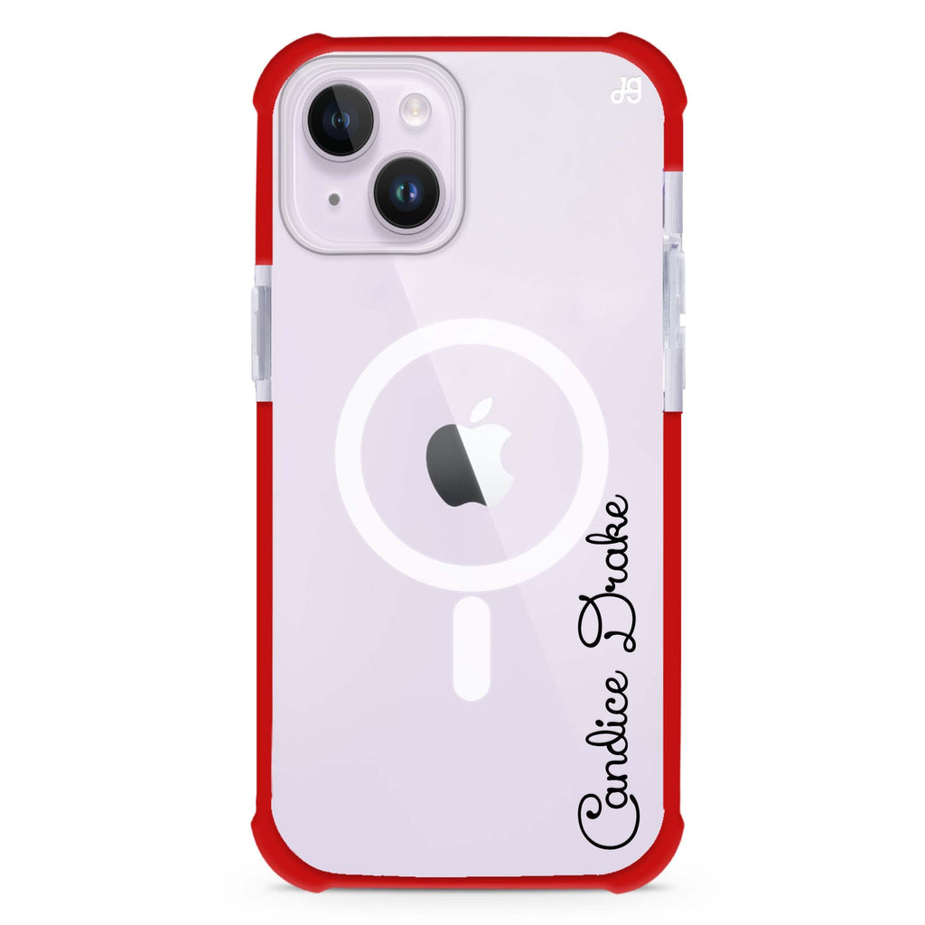 Delicacy Custom Name iPhone 15 Plus Magsafe 兼容超強防摔保護殼