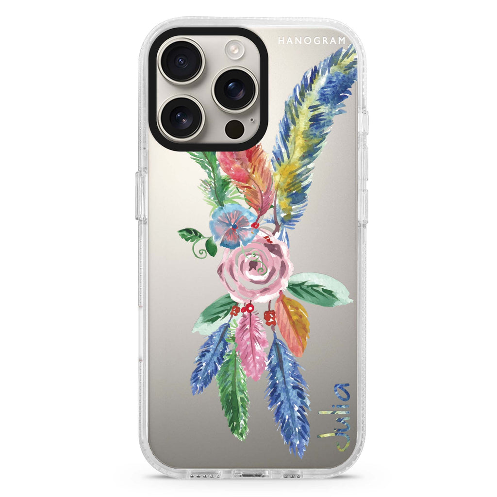Feather Love iPhone 16 Pro & 16 Pro Max Case - Personalized and Stylish Protection