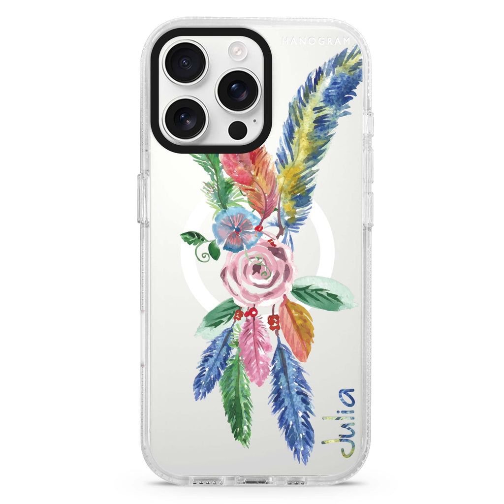 Feather Magsafe 兼容水晶透明保護殼