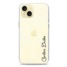 Delicacy Custom Name iPhone 15 水晶透明保護殼