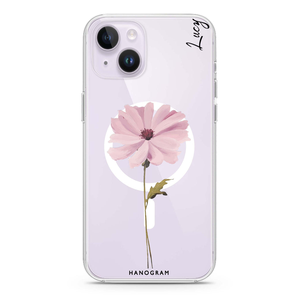 Garden Serenity iPhone 14 Plus Magsafe 兼容水晶透明保護殼