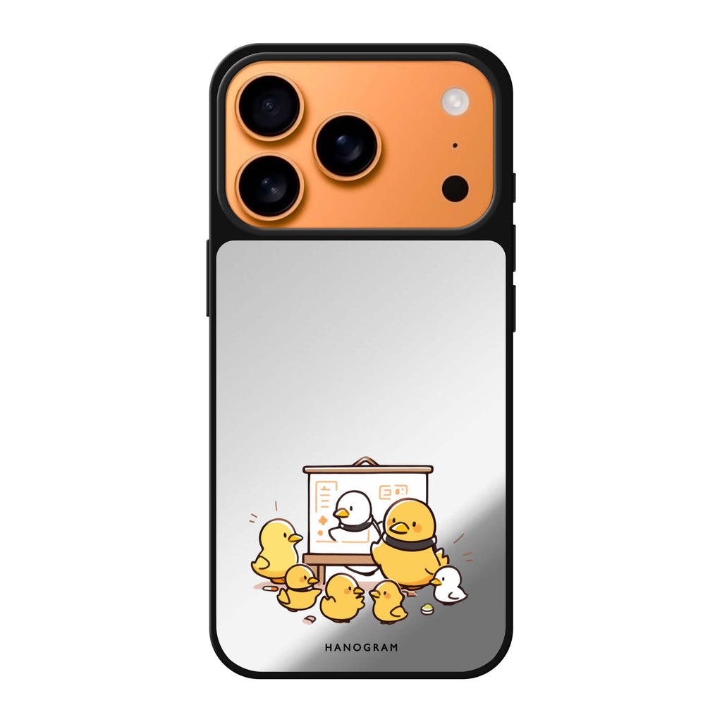 Duck Professor 鳥類 iPhone 17 Pro Max 鏡面手機殼主圖