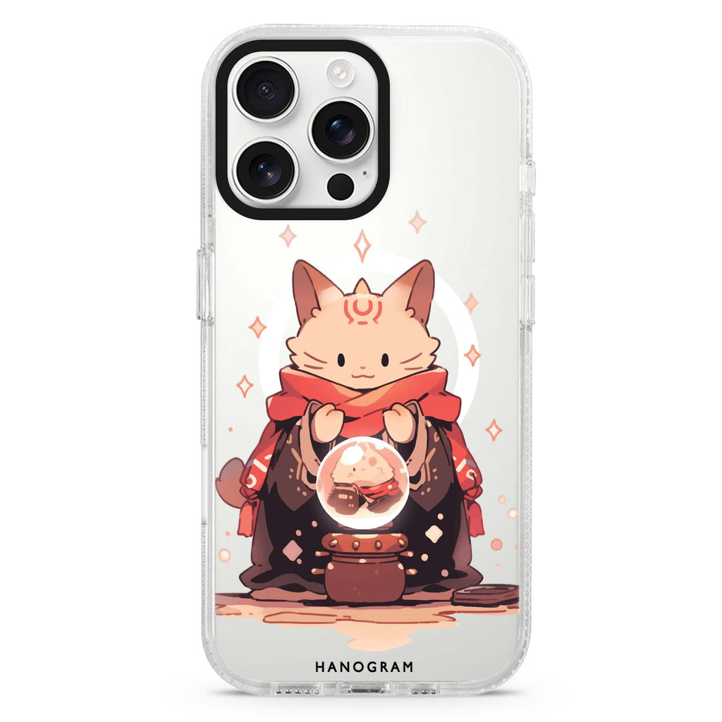 Mystic Feline Magsafe 兼容水晶透明保護殼
