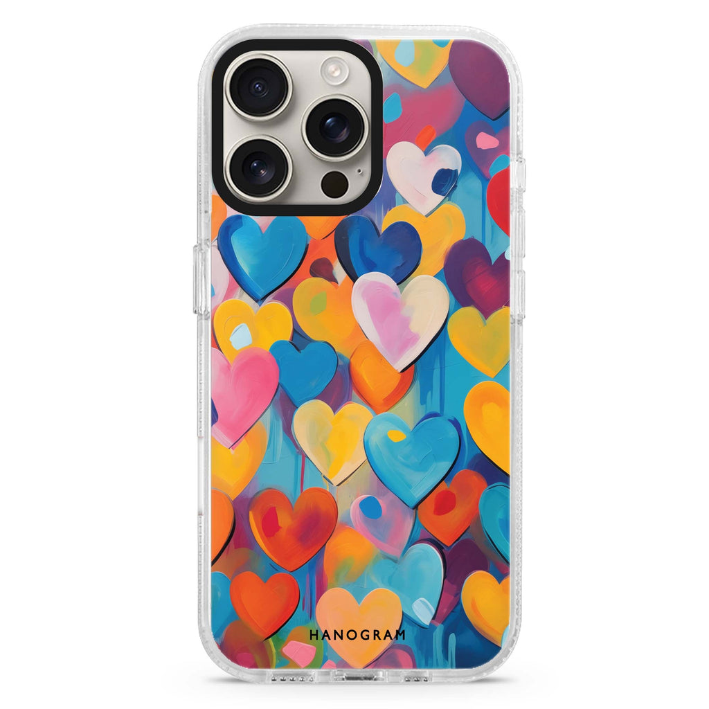 Heartflow Elegance Magsafe 兼容水晶透明保護殼