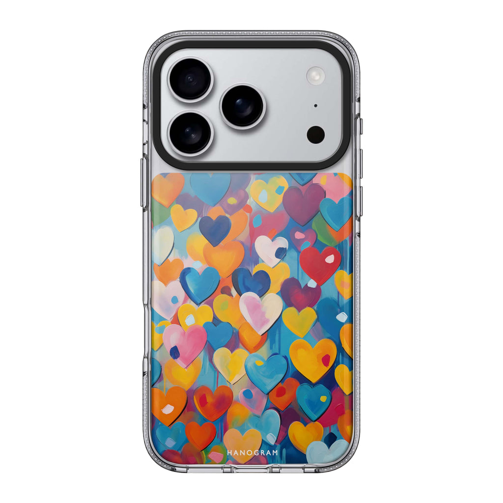 Heartflow Elegance iPhone 17 Pro Max MagSafe 水晶透明保護殼 時尚圖案設計 圖1