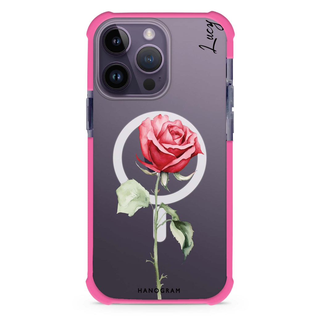 Rose Radiance iPhone Magsafe 兼容超強防摔保護殼