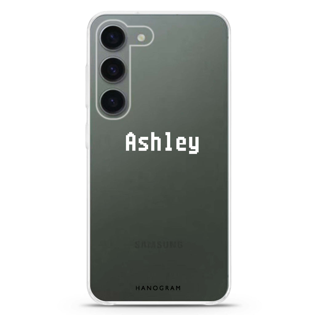 Pixel Custom Name Samsung Galaxy 水晶透明保護殼