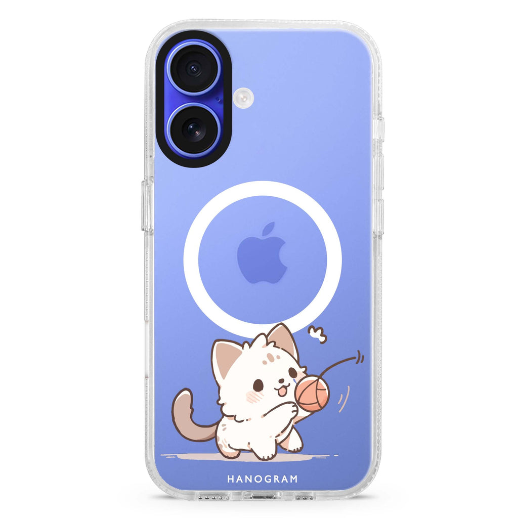 Kitty Chase Magsafe 兼容水晶透明保護殼