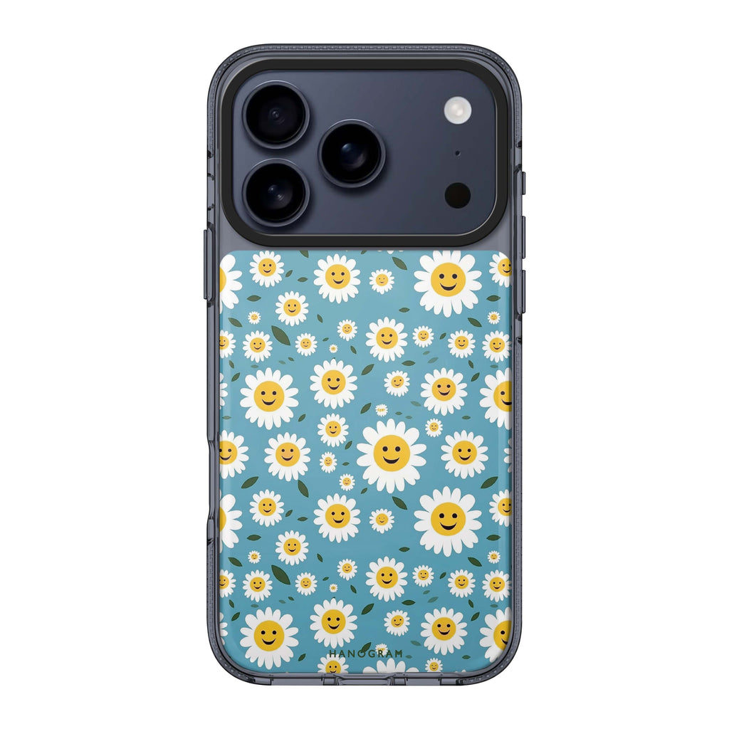 Daisy Disco iPhone 17 Pro Max MagSafe 水晶透明保護殼 花卉圖案設計 圖1