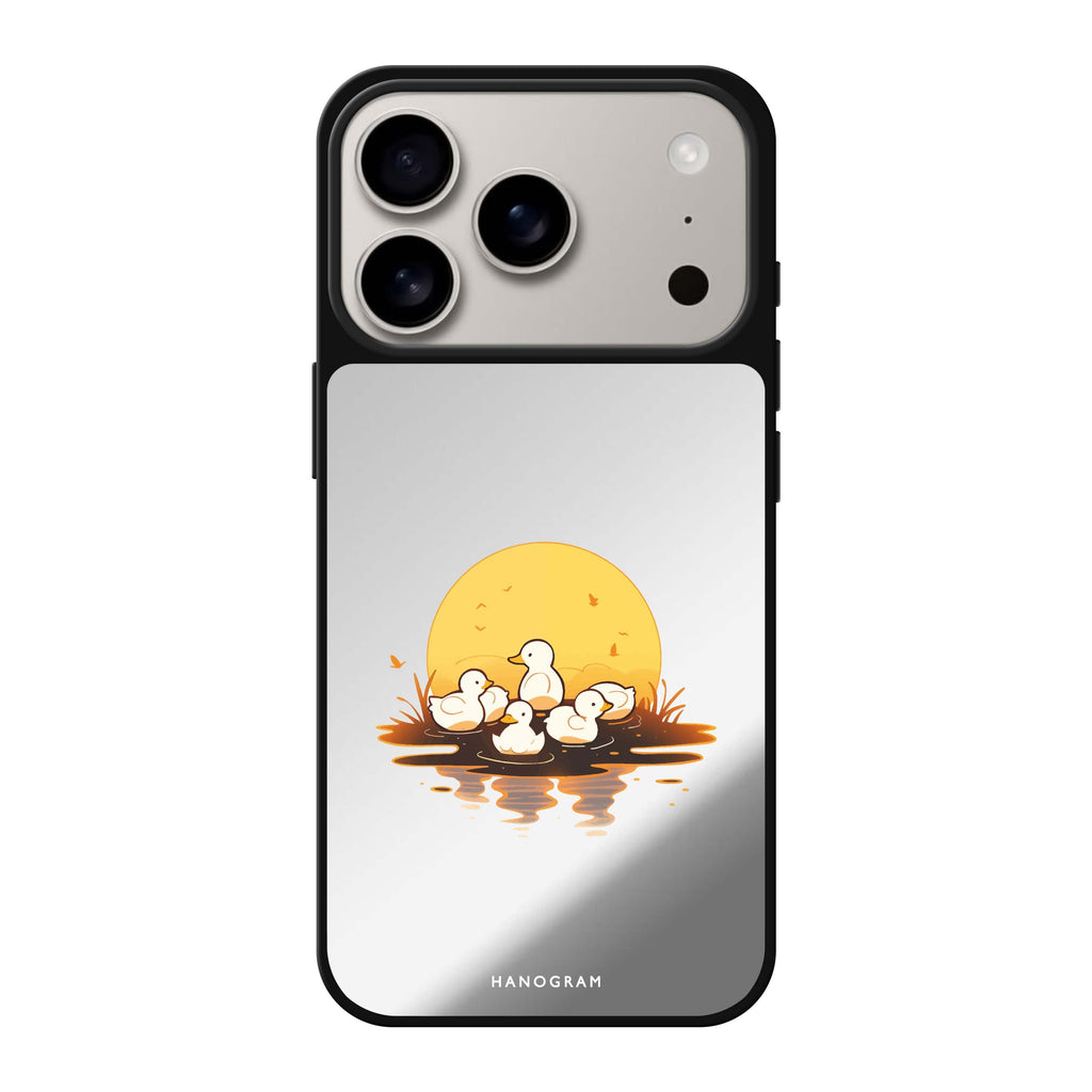 Dawn Duck Drift 鳥類 iPhone 17 Pro Max 鏡面手機殼主圖