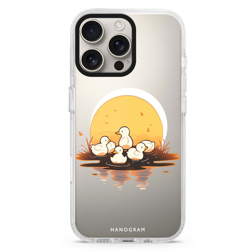 Dawn Duck Drift Magsafe 兼容水晶透明保護殼