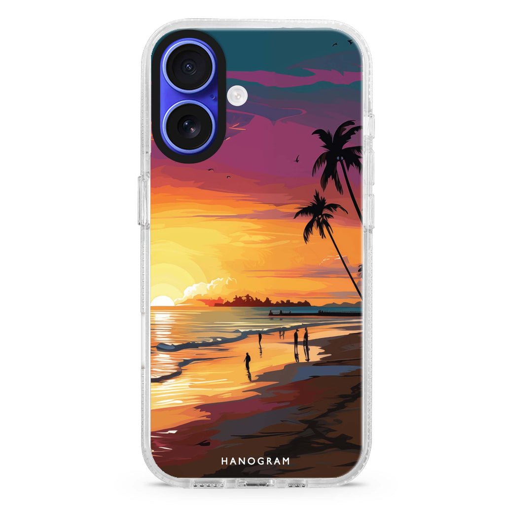 Sunset Glow Magsafe 兼容水晶透明保護殼