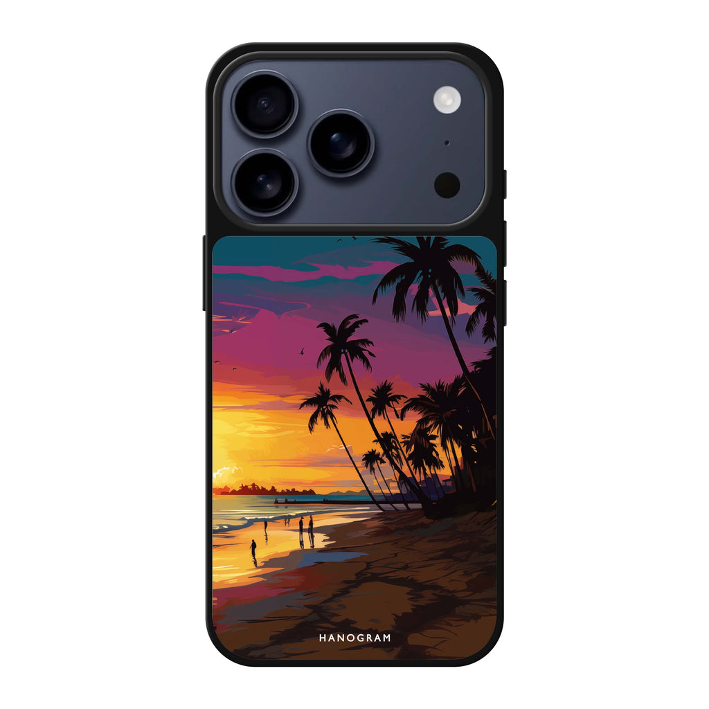 Sunset Glow 太陽 iPhone 17 Pro Max 鏡面手機殼主圖