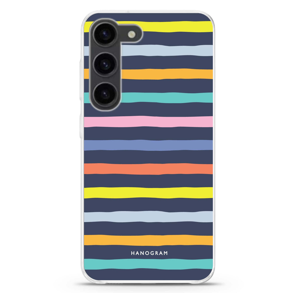 Rainbow Line Samsung Galaxy 水晶透明保護殼