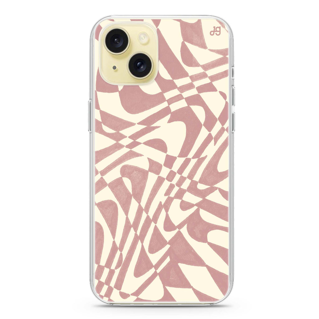 Abstract Paint Pattern iPhone 15 水晶透明保護殼