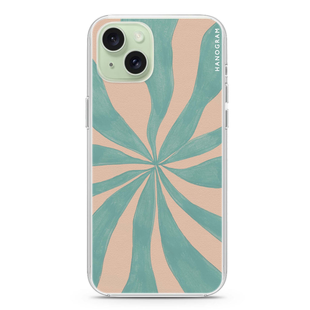Abstract Paint Pattern iPhone 15 Plus Magsafe 兼容水晶透明保護殼
