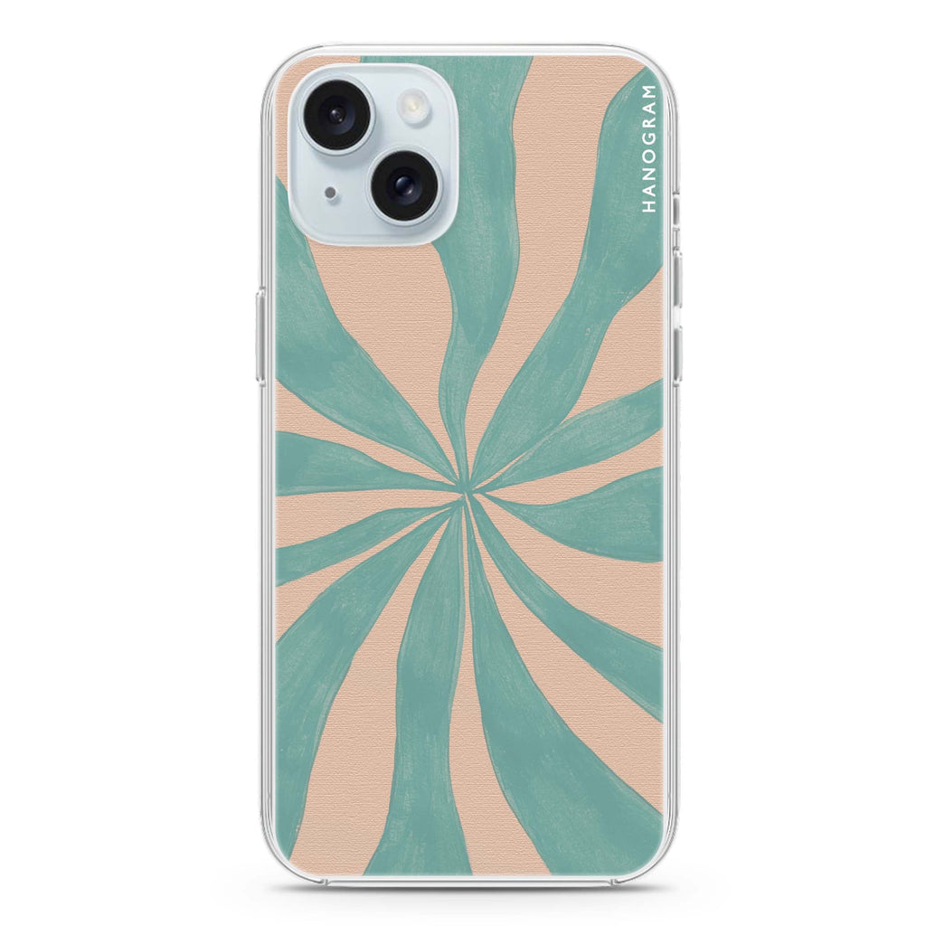 Abstract Paint Pattern iPhone 15 plus 水晶透明保護殼